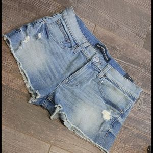 Express jeans shorts